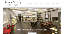 Desktop Screenshot of josephinesdayspa.com
